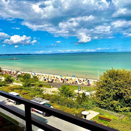 Studio Mit Panorama-Meerblick Und Direkter Strandlage In Scharbeutz Exterior foto